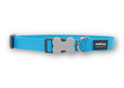 Red Dingo obojok Classic Turquoise 2x30-47 cm tyrkysový
