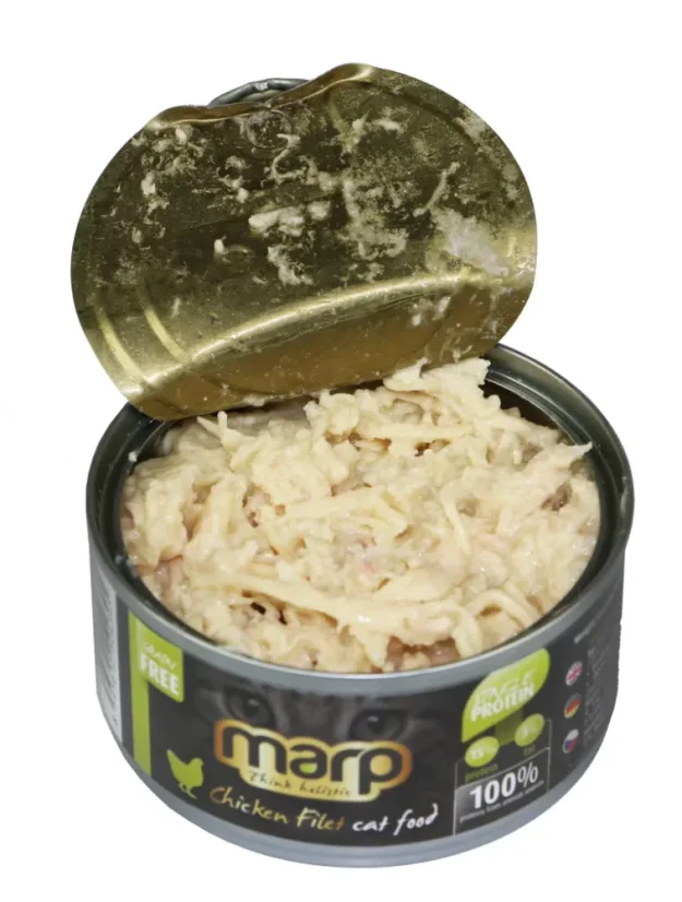 Marp konzerva pre mačky  Chicken Filet s kuracími prsiami 12x70g 1