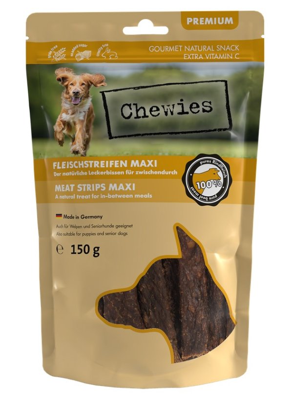 Chewies čisté mäsové prúžky MAXI hovädzie 150 g