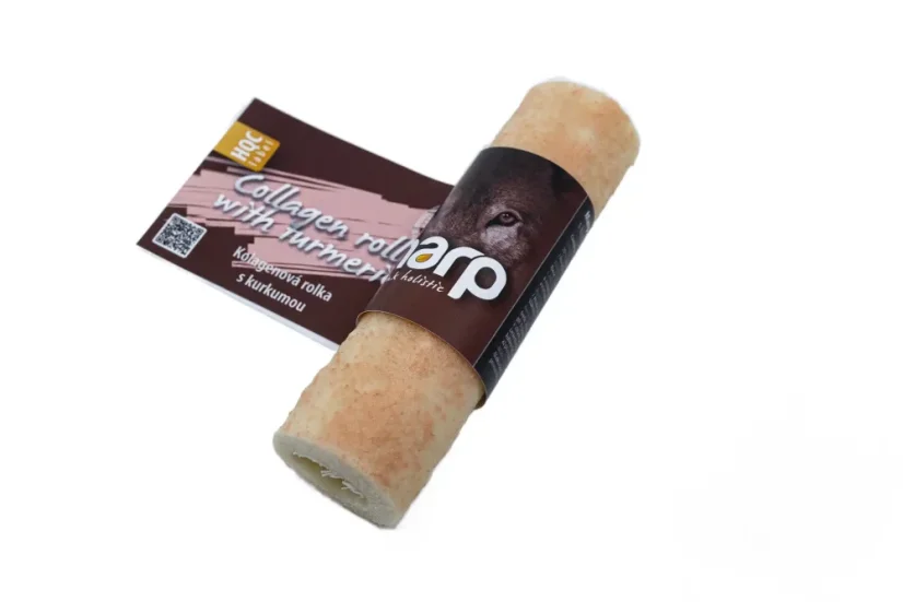 Marp Treats Holistic kolagénová rolka s kurkumou - pamlsok pre psa na ohrýzenie