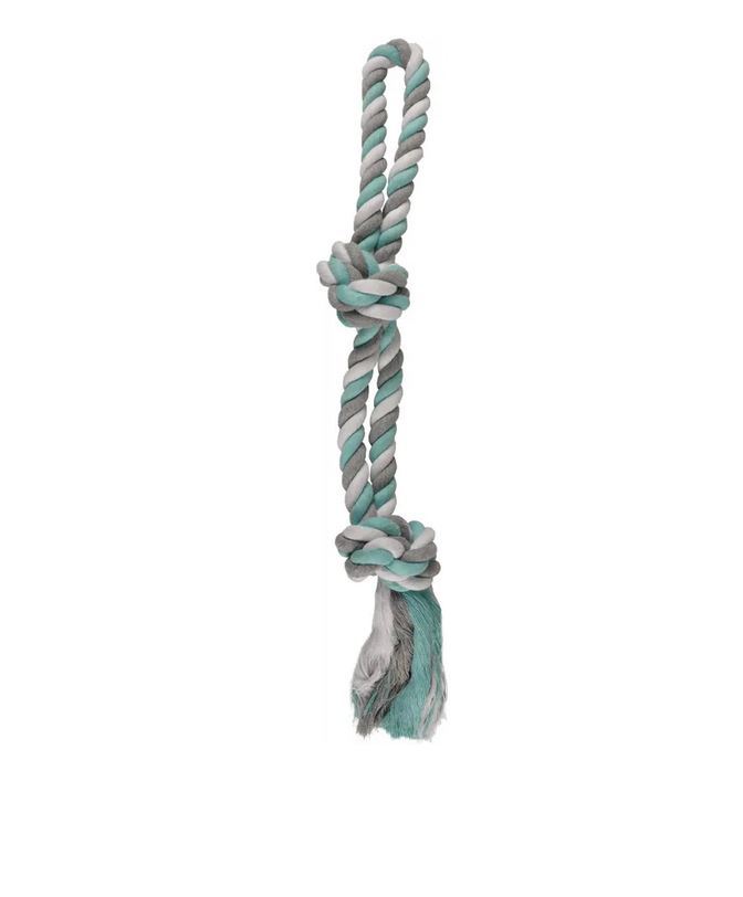Flamingo JIM lanové preťahovadlo s 2 uzlami MINT 52 cm
