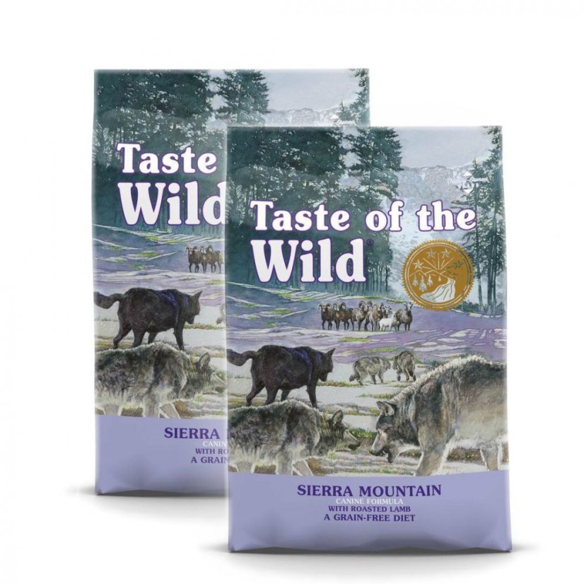 Taste of the Wild Sierra Mountain Canine 2x12,2 kg