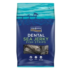 FISH4DOGS Dentálne pamlsky - ryba prúžky 100g