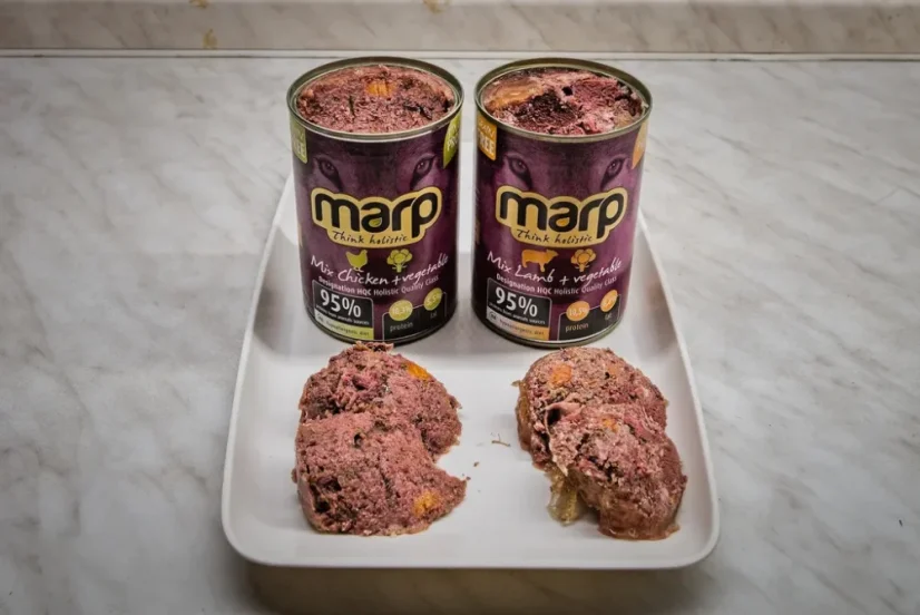 Marp konzerva pre psov  Mix kura+zelenina 400g 2