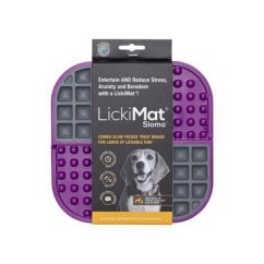 LickiMat Slomo lízacia podložka 20x20 cm fialová