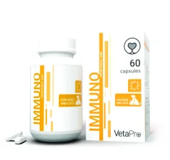 VetaPro Immuno 60 cps doplnok stravy pre psa a mačku na podporu imunity