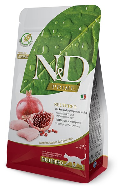 Farmina ND CAT GF adult neut chicken pomegranate 0,3 kg Farmina ND CAT GF adult neut chicken pomegranate 0,3 kg