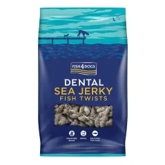 FISH4DOGS Dentálne pamlsky - ryba závitky 100g