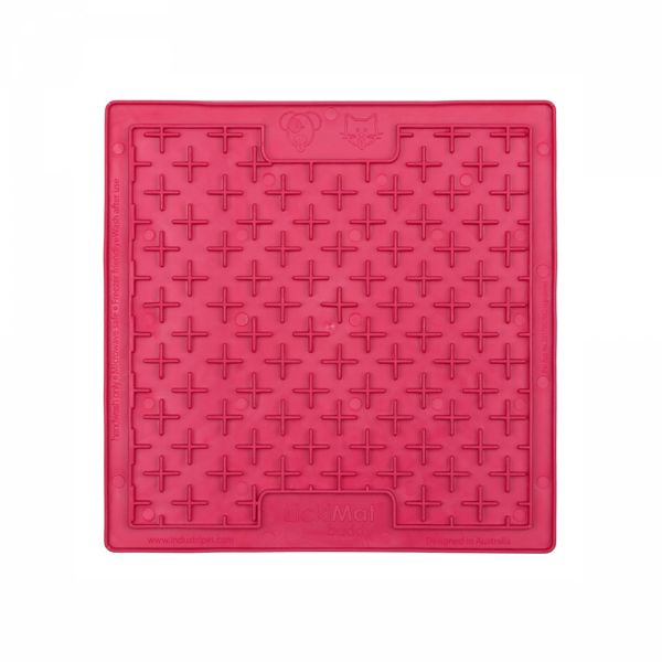 LickiMat Buddy lízacia podložka 20x20 cm ružová