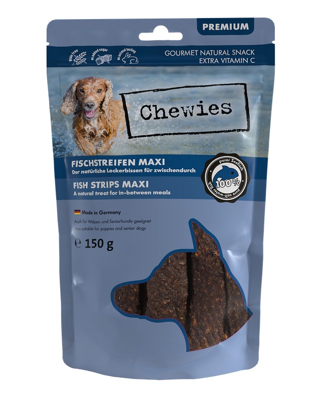 Chewies čisté mäsové prúžky MAXI morské ryby 150 g