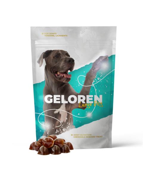 Geloren DOG L/XL žuvacie želatínové tablety 420 g 60ks