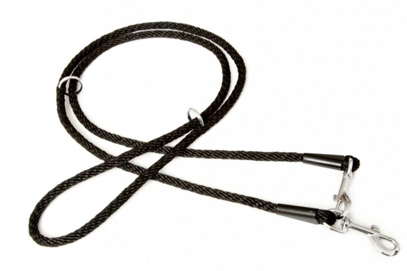 B&F vodítko prepínacie lano, špirála, 0,6x240 cm čierne