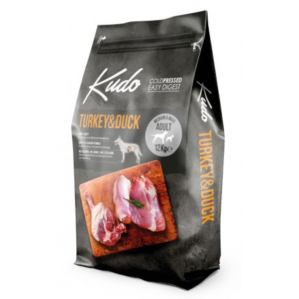 KUDO LG Adult Medium Maxi Turkey Duck 12kg