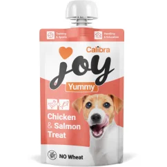 Calibra Joy Dog Yummy lízacia pasta Kura a losos 100g