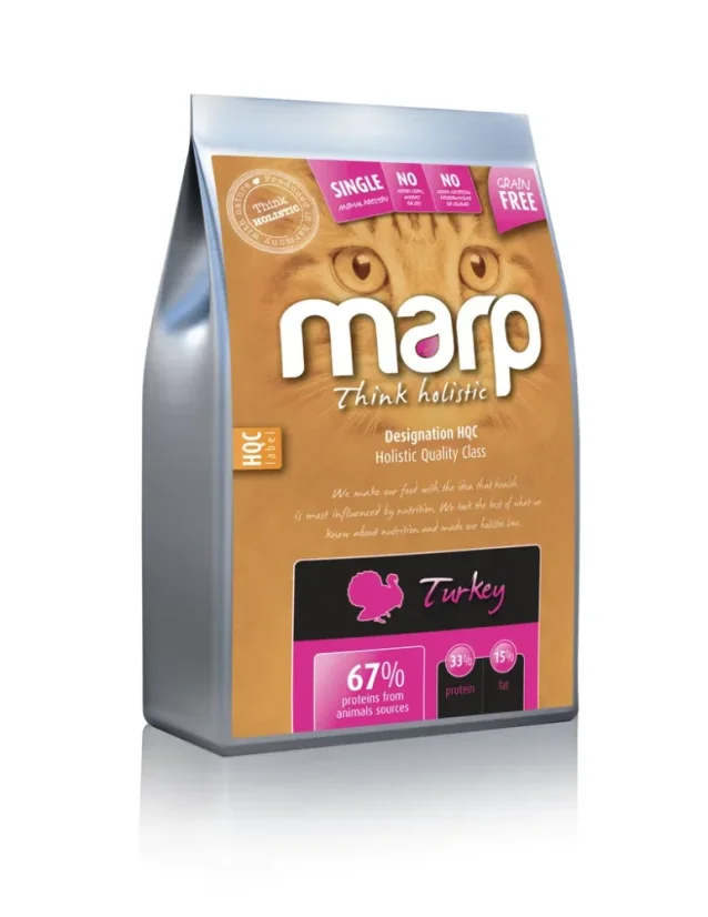 Marp Holistic CAT Turkey morčacie granule bez obilnín pre mačky a mačiatka 12kg