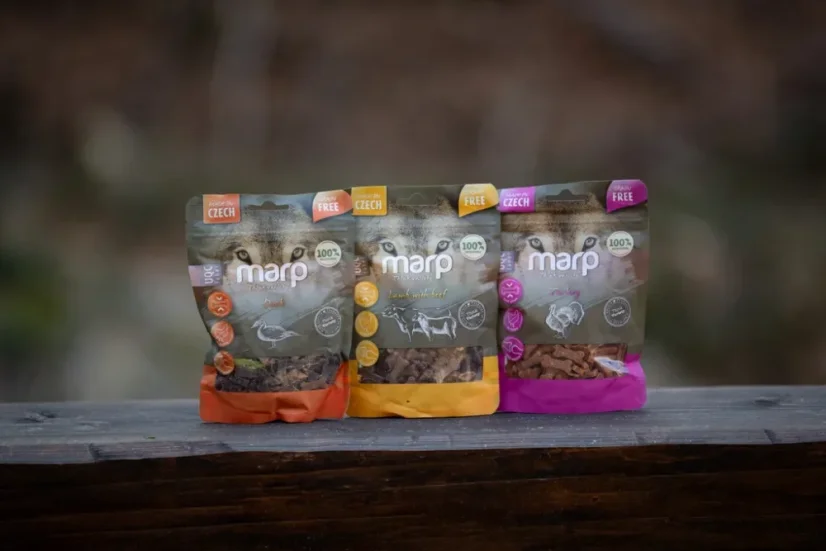 Marp Treats Variety maškrty pre psov morčacie 120g 3
