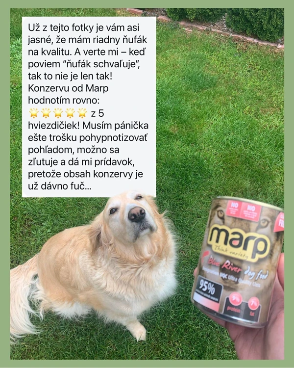 Marp konzerva pre psov Variety Blue River 400g recenzia