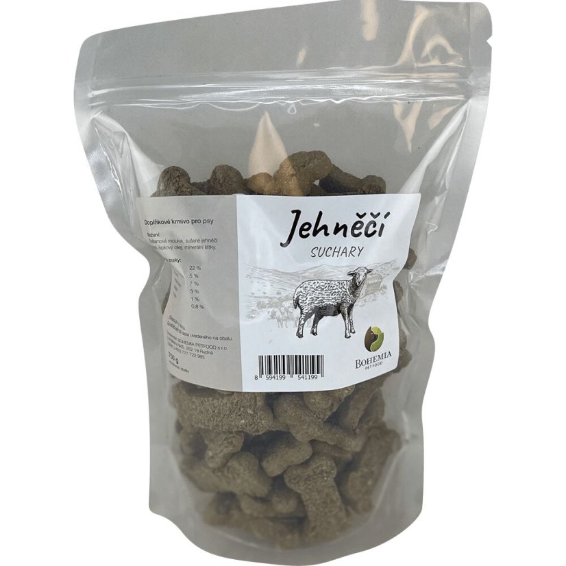 BOHEMIA Jahňacie sucháre 750g