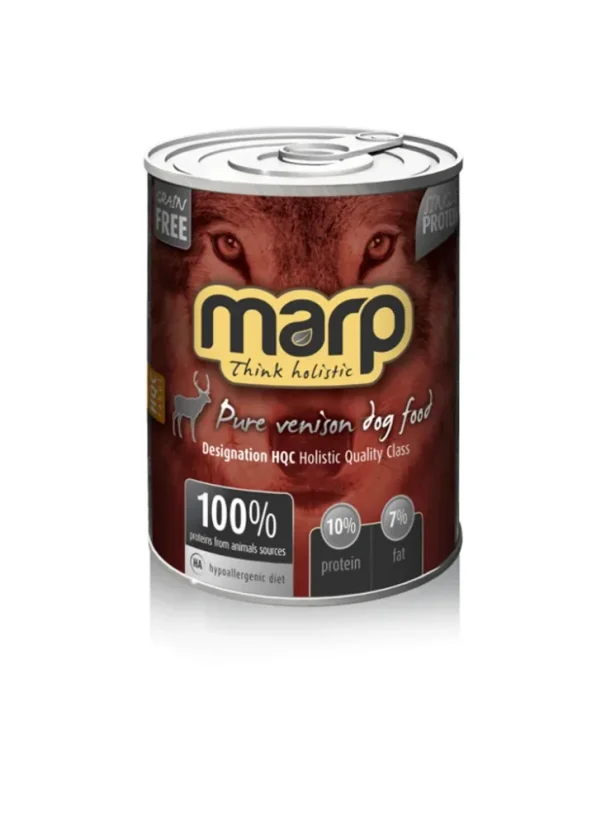 Marp konzerva pre psov  Venison so zverinou 400g