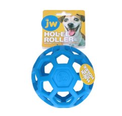 JW HOL-EE Roller M 13 cm Blue - dierovana loptička pre psa