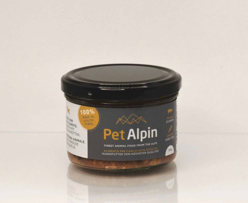 Pet Alpin bravčové s mrkvou 180g