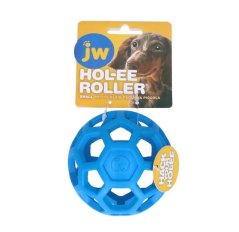 JW HOL-EE Roller S 9 cm Blue - dierovaná loptička pre psa