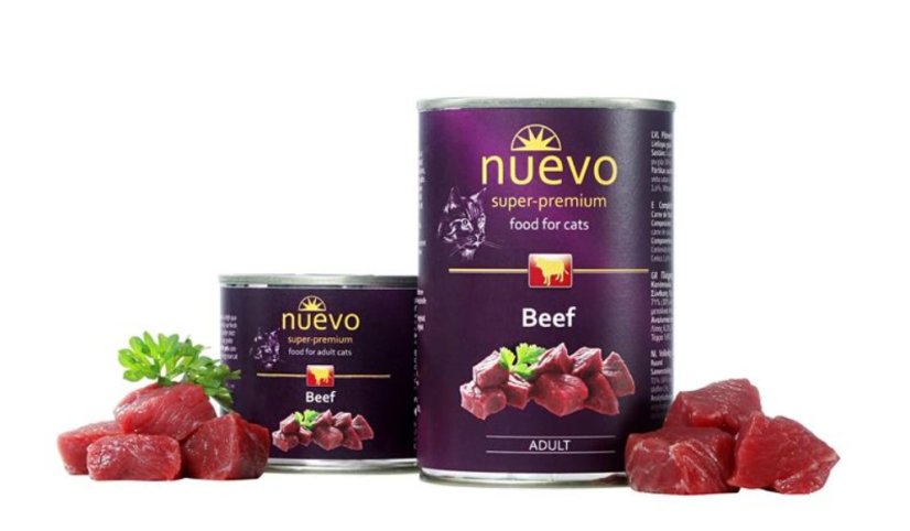 NUEVO CAT Adult Beef 6x400 g
