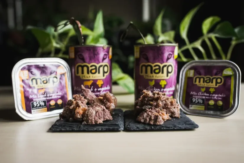 Marp konzerva pre psov  Mix kura+zelenina 400g 3