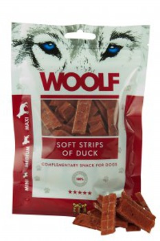 Woolf Dog Duck Soft Strips 100 g