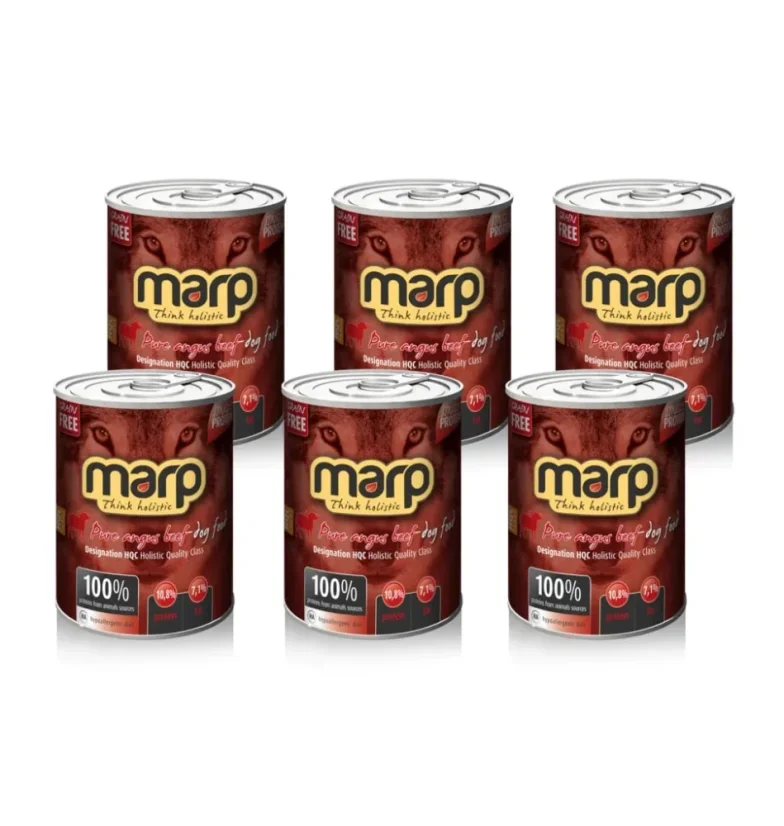 Marp konzerva pre psov  Angus Beef s hovädzím 6x400g 7