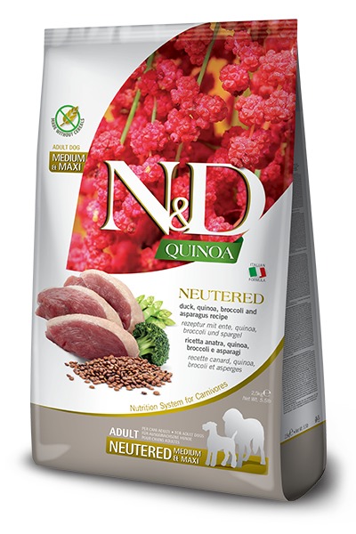 Farmina ND QUINOA adult M/MAX Neutered Duck 12 kg