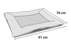 FLAMINGO cooling Bed - chladiaci pelech veľkosť  L 76x91x6 cm 1