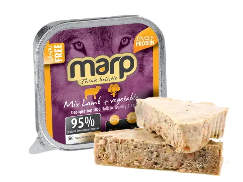 Marp konzerva pre psov  Mix jahňa+zelenina 16x100g 2