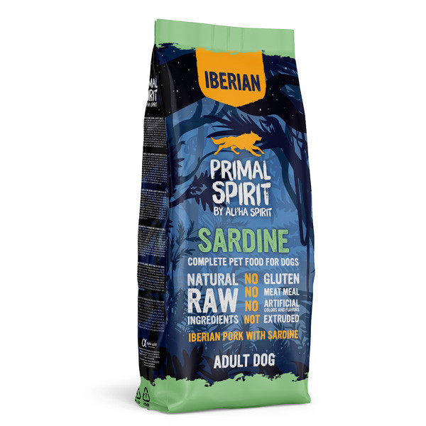 Primal Spirit Dog 70% Iberian Pork with Sardine 12kg