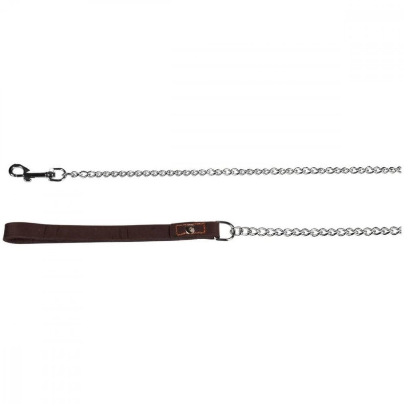 Flamingo Retiazkové vodítko Chain Berno 0,3x116 cm hnedé