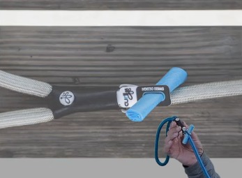 CURLI Stretch Comfort Leash M 0,8x180 cm čierna