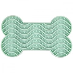 Flamingo Lick Pad Bone S 15cm zelená