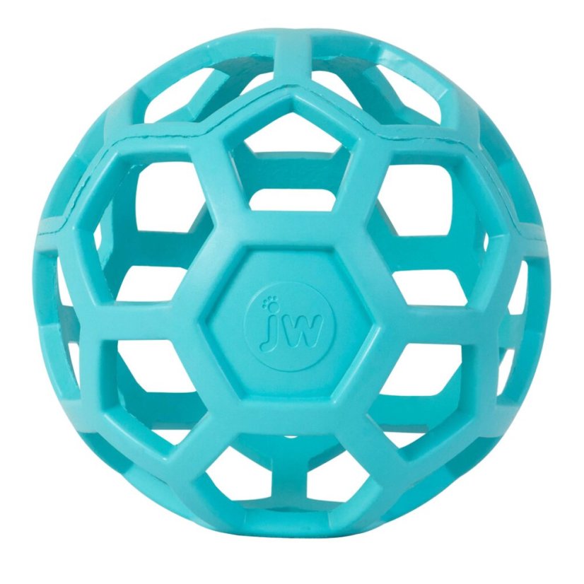 JW HOL-EE Roller M 13 cm Light Blue - dierovaná loptička pre psa 1