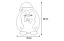 FLAMINGO Christmas Toy Bollo Penguin Black