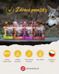 Marp Treats Holistic+ maškrty pre psov kačacie - zdravé a mäkké pamlsky na tréning 80g 