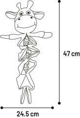 FLAMINGO TOY TORRAS GIRAFFE GREEN 24,5x10,5x47CM