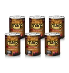 Marp konzerva pre mačky  Beef s hovädzím bez obilnín pre dospelé mačky a mačiatka 6x400g 