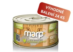 Marp Holistic+ konzerva pre mačky Kuracie prsia vo vývare 24x70g Marp Holistic+ konzerva pre mačky Kuracie prsia vo vývare 24x70g