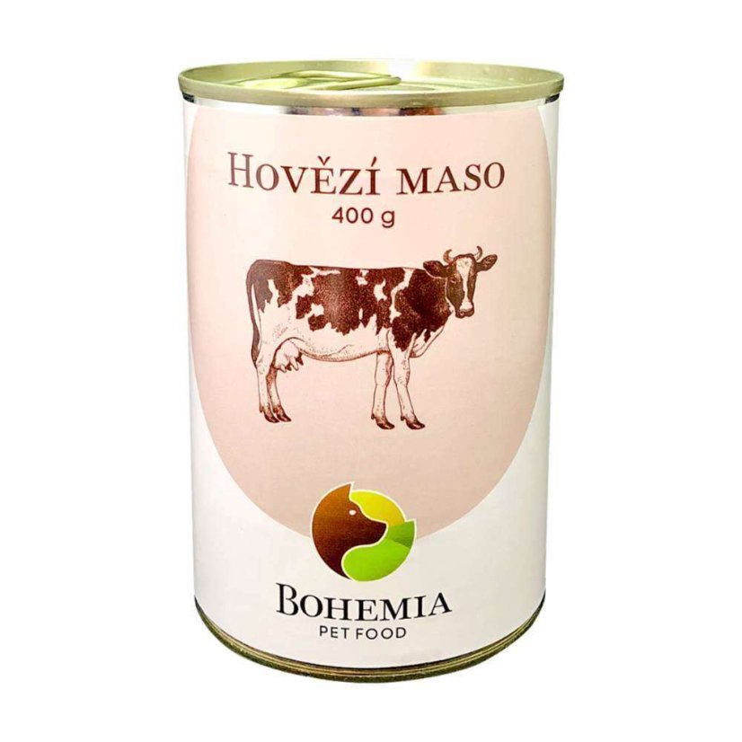 BOHEMIA Hovädzie mäso vo vlastnej šťave 400 g