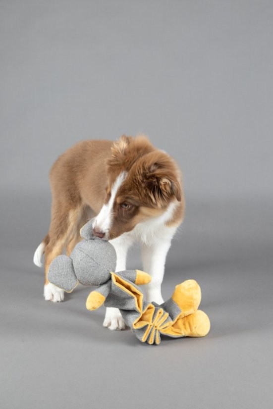 FLAMINGO TOY PUPPY myš hračka pre šteniatko 18x10x34CM 1