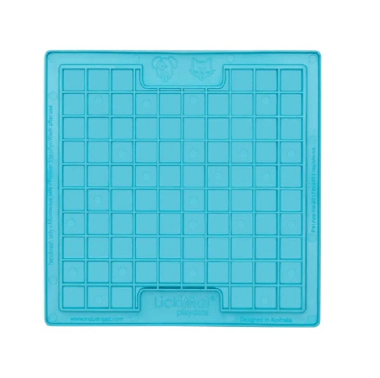 LickiMat Playdate lízacia podložka 20x20 cm tyrkysová