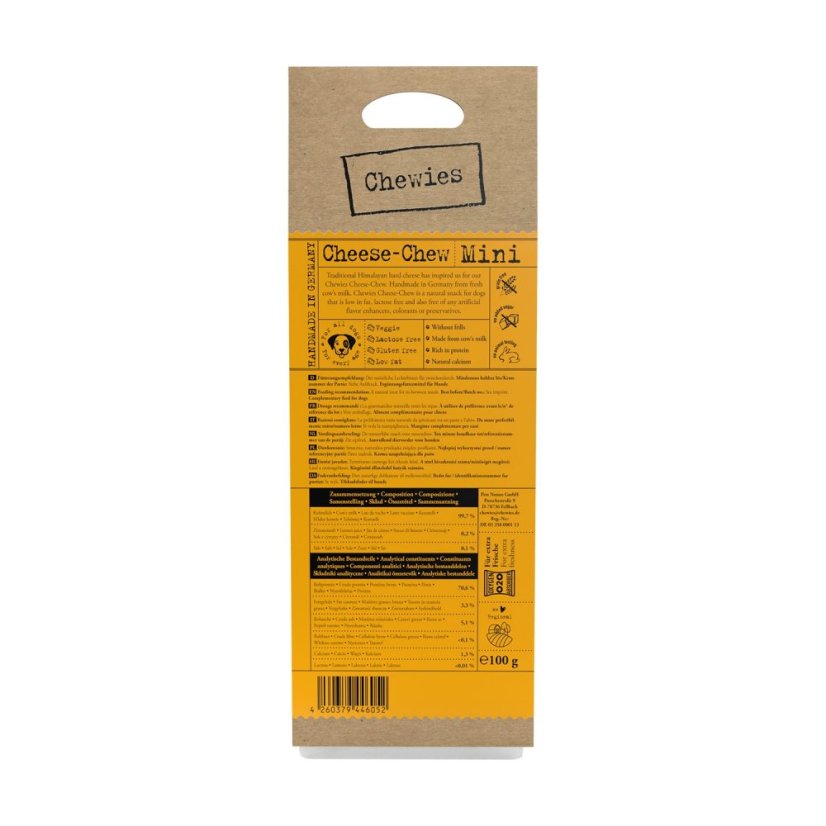 Chewies žuvací syr Mini balený, 3ks