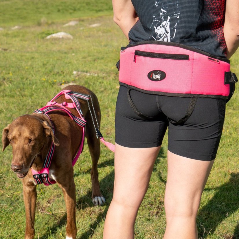 I-DOG Sedák canicross ONE Rose