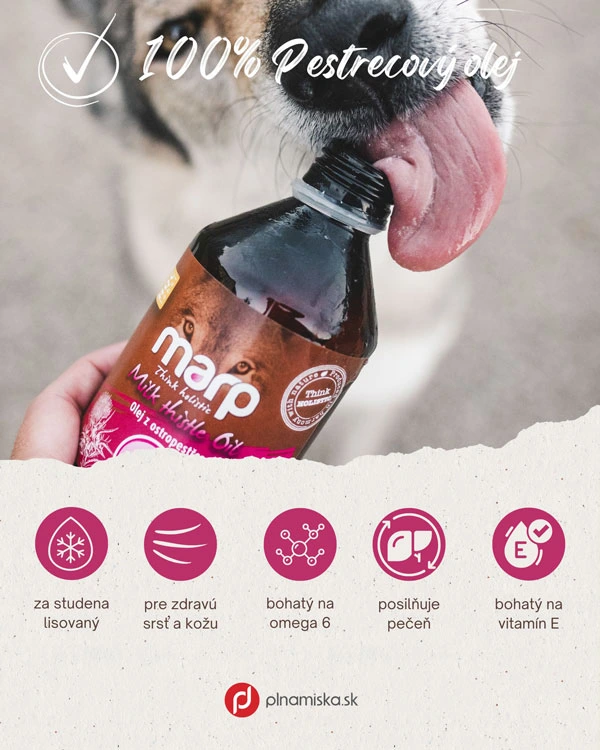 Marp Holistic BARF Olej Pestrecový pre psov a mačky 500ml 1
