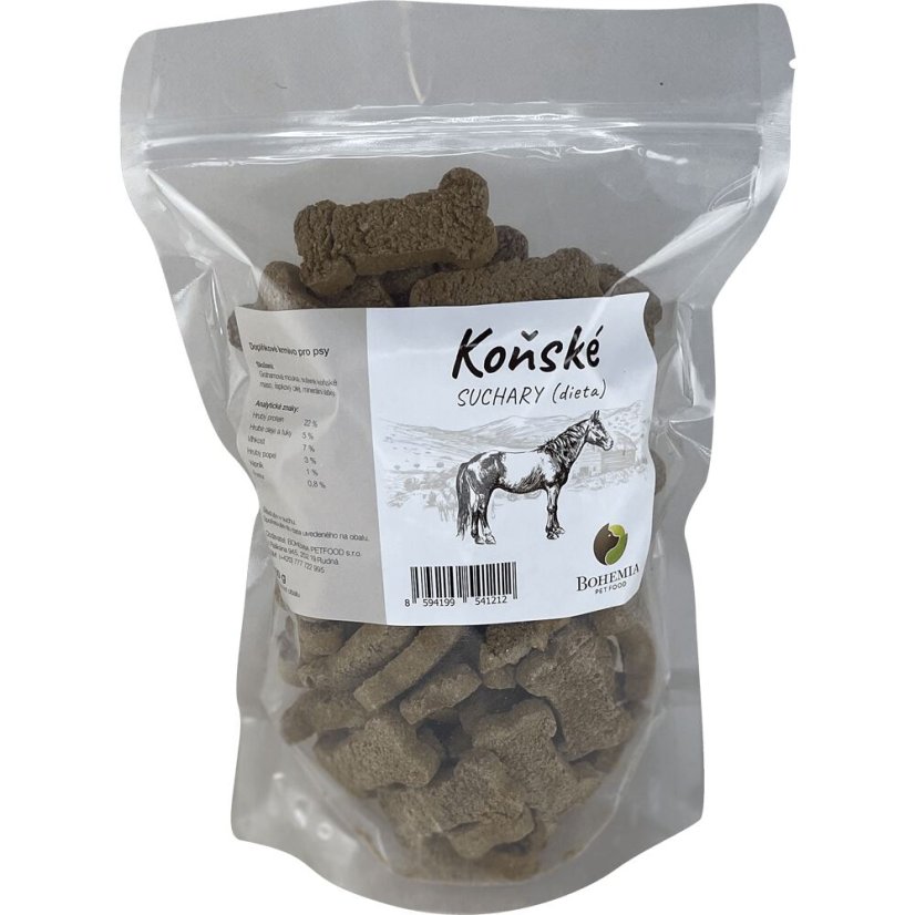 BOHEMIA Konské sucháre 750g